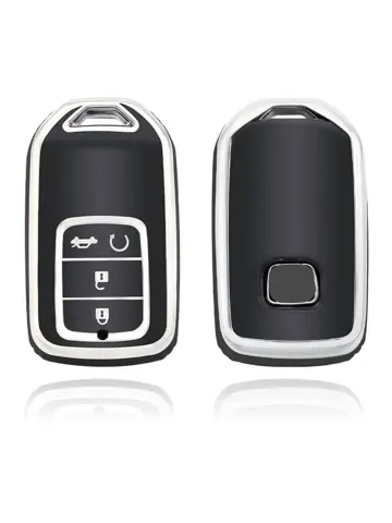 TPU Sleutelhoesje voor Honda zwart A4A