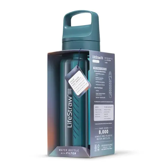 Lifestraw Go 2.0 - Waterfles 1L - Laguna