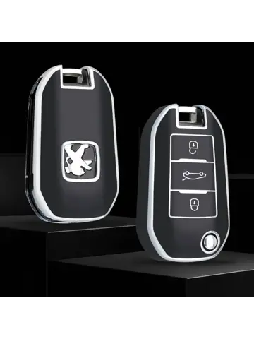 TPU Sleutelhoesje voor Citroën zwart A3