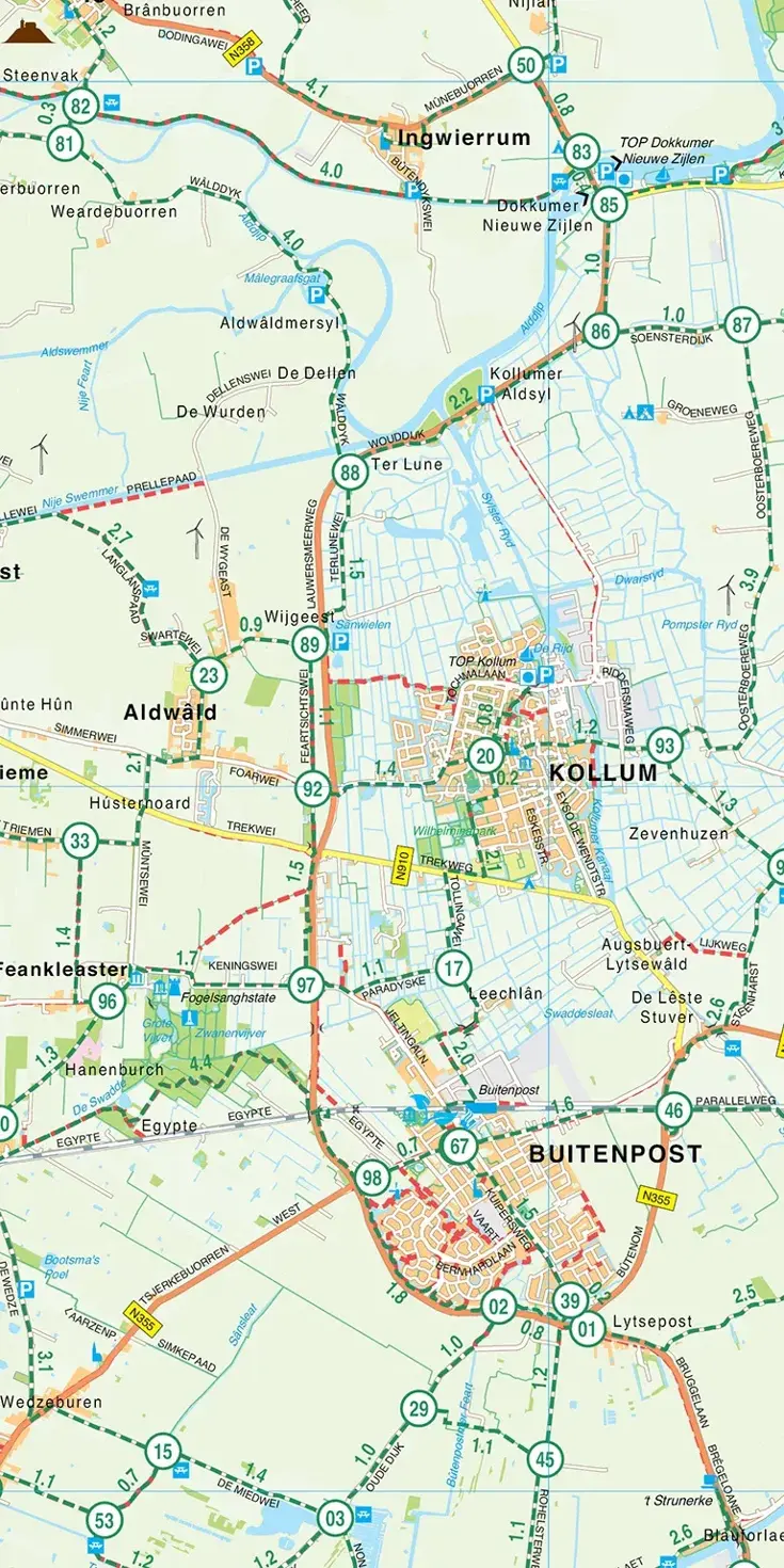 VVV Fietskaart 02 Waddeneilanden