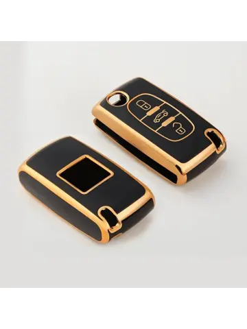 TPU Sleutelhoesje voor Citroën goud D3