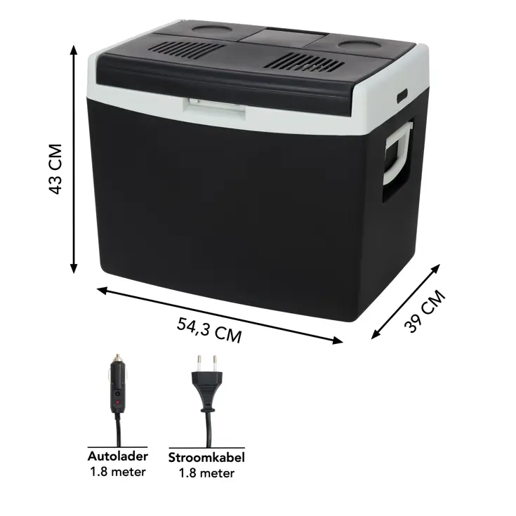 Elektrische Koelbox - 40L - Coolbox - 12V en 230V