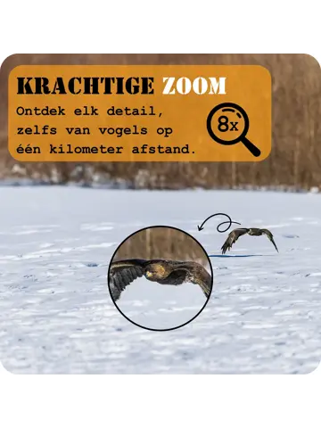 Homey’s Compact Verrekijker – Dakkant – 08x25