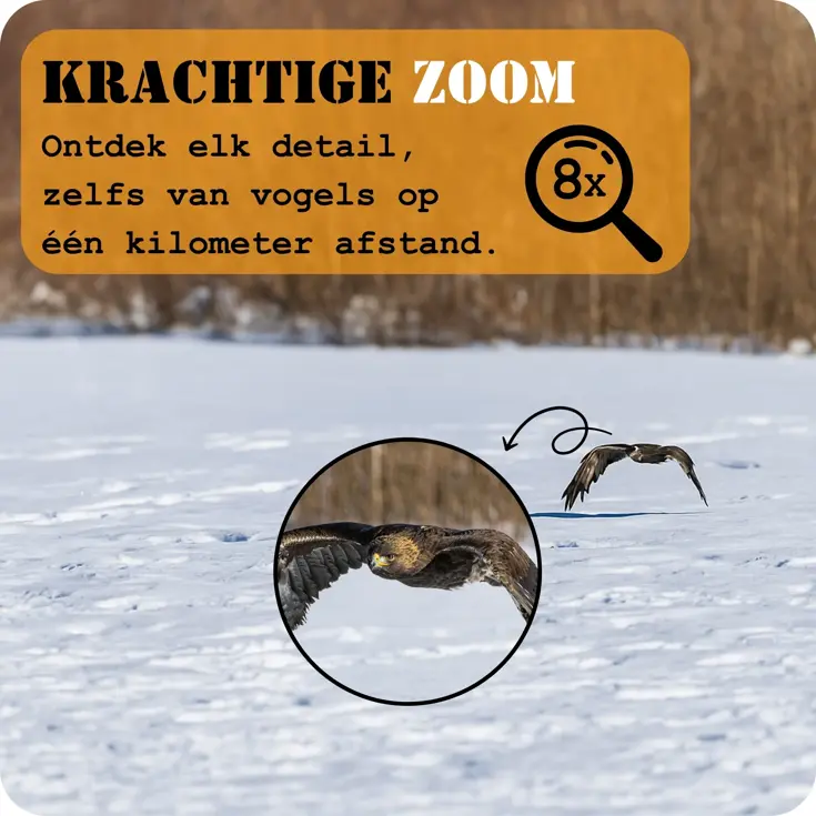 Homey’s Compact Verrekijker – Dakkant – 08x25