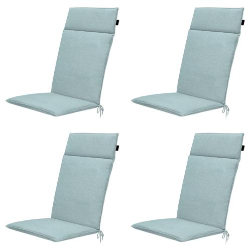 Eco-line - Tuinstoelkussen Hoge Rug - Set van 4