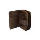 Loet - Ritsportemonnee - Leer - 6 pasjes