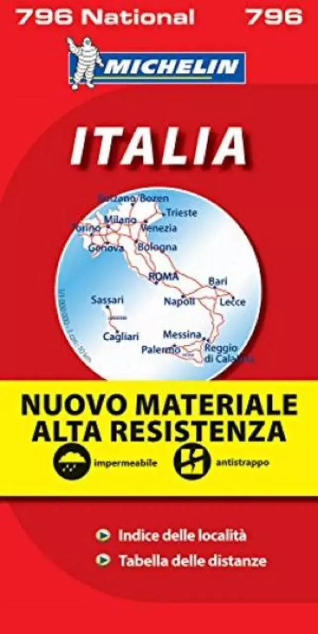 Michelin wegenkaart National 796 Italië