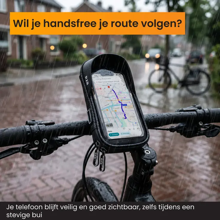 Robuuste Telefoonhouder Fiets & Motor Waterdicht