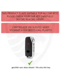 Metalen Sleutelhoesje voor Kia grijs C5
