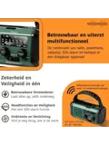 Noodradio solar Opwindbaar