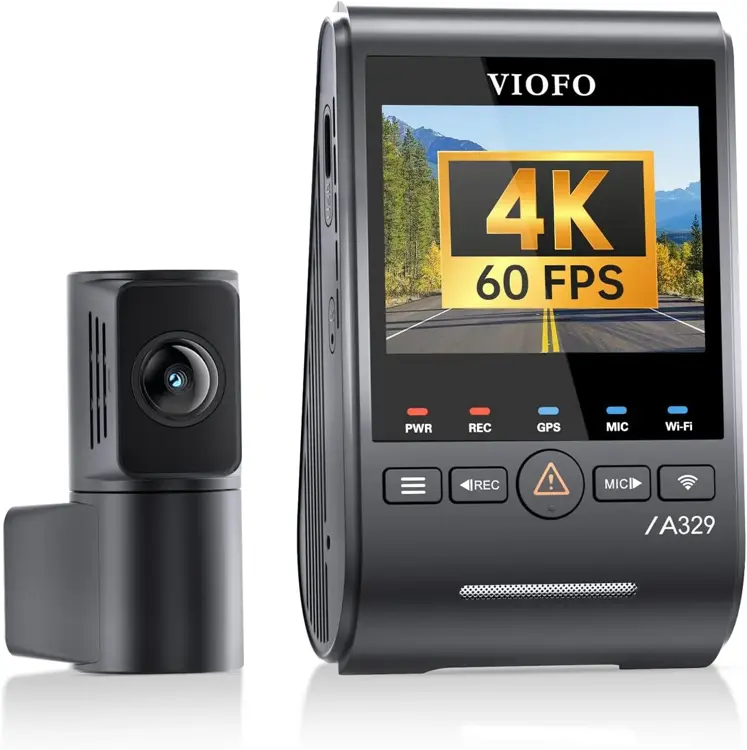A329S 2CH 4K Wifi GPS dashcam