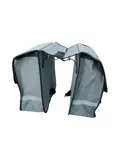 Spatwaterdichte Dubbele Fietstas 36L Reflecterend