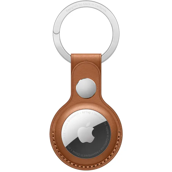 Apple Leather Key ring AirTag-sleutelhanger