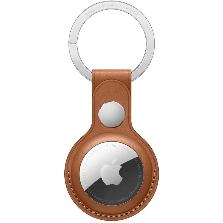 Apple Leather Key ring AirTag-sleutelhanger