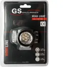 7 LED hoofdlamp met 3 standen