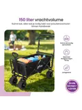 Bolderkar XXL - 150L - Opvouwbaar