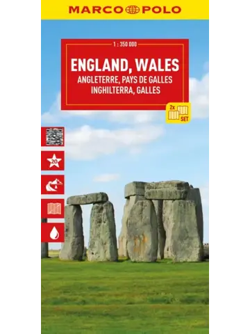 Marco Polo wegenkaart Engeland / Wales 2k-set