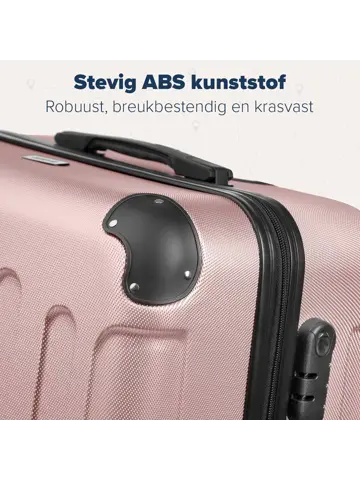 Kofferset – 3 Delig – 38L – Roségoud