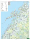 Wegenkaart Noorwegen 3 Noord