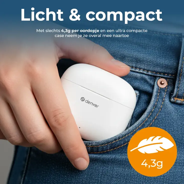 In-ear Draadloze Bluetooth Oortjes Oordopjes