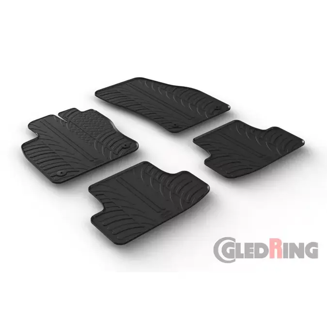 Audi Q2 11/2016 - Rubbermatten - Gledring