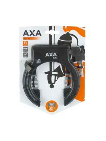 Axa ringslot Solid XL zwart