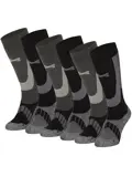 6 paar - Unisex - Skisokken