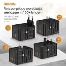 Universele Wereldstekker met kabel - 70W