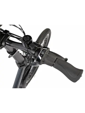 l' Escapade vouw-ebike donkergrijs