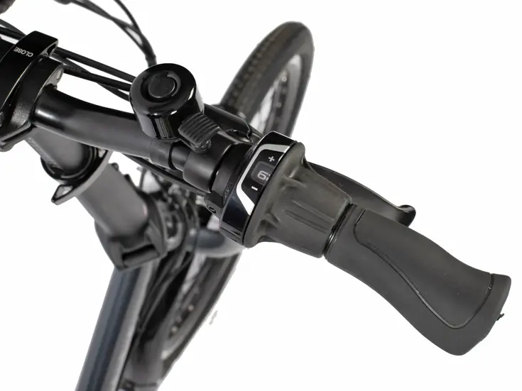 l' Escapade vouw-ebike donkergrijs