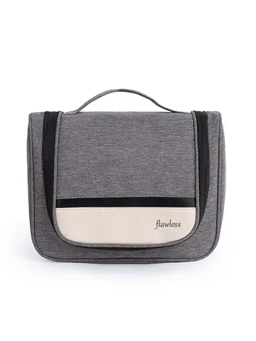 Toilettas met haak – Travel organizer – Grijs