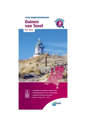 ANWB Wandelkaart Duinen van Texel