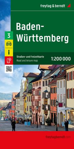 Wegenkaart Duitsland 3 - Baden-Württemberg