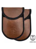 2x RFID Autosleutel hoesje - Anti-Skim bruin