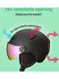 SPEED skihelm - afneembare oorkappen
