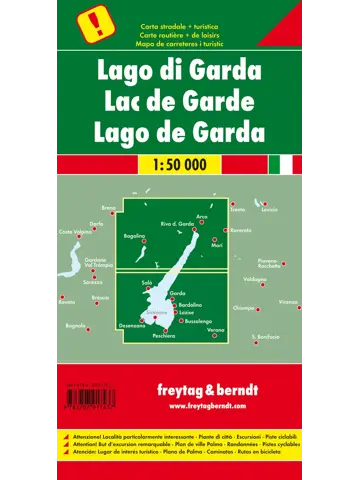 Wegenkaart Gardameer