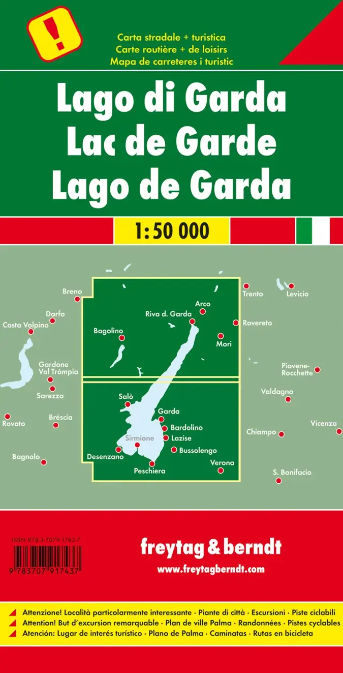 FB Wegenkaart Gardameer