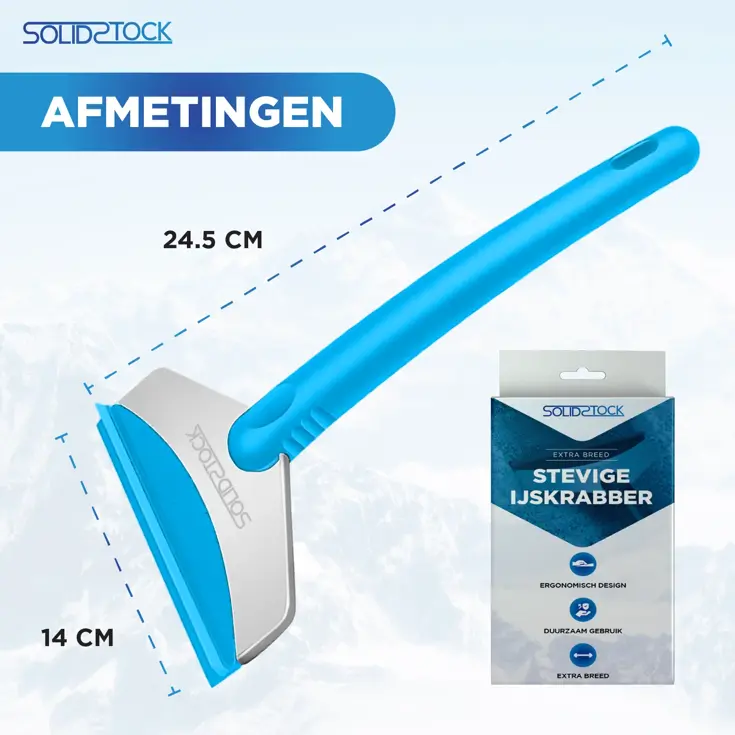 IJskrabber Auto - Extra Breed - Blauw