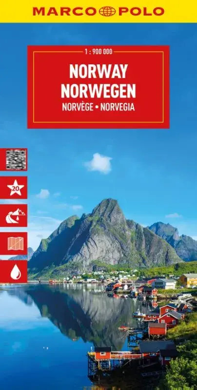 Marco Polo wegenkaart Noorwegen