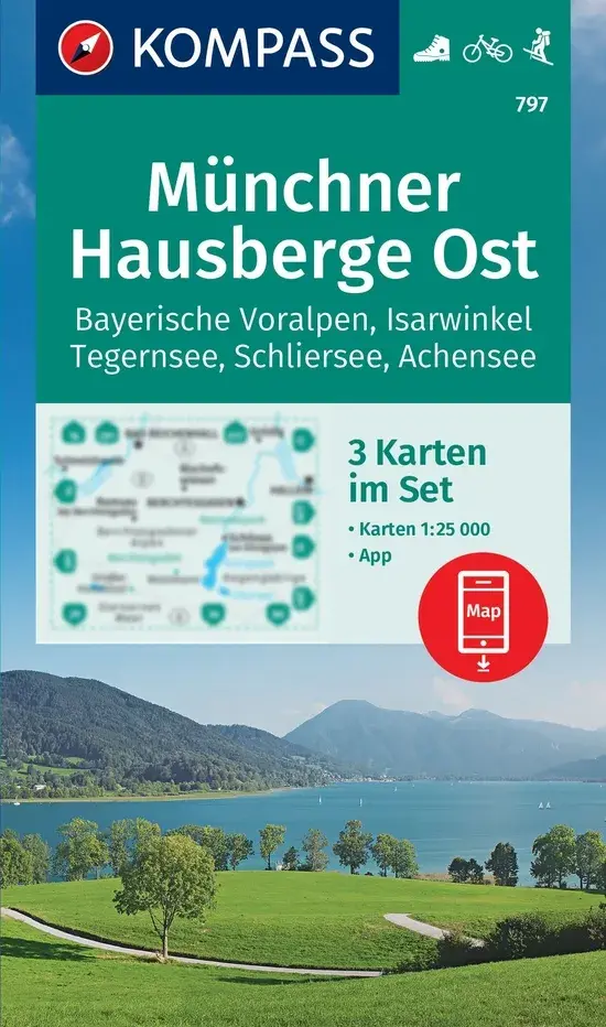 Wandelkaart WK797 Münchner Hausberge Ost