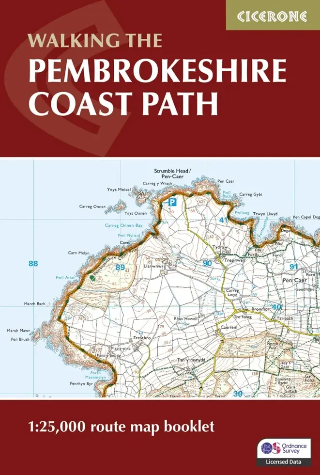 Kaartgids Booklet Pembrokeshire Coast Path Map