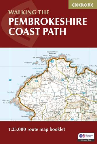 Kaartgids Booklet Pembrokeshire Coast Path Map