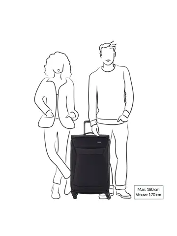 Chios 4 Wiel Trolley L  | 97 L