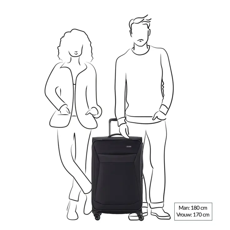 Chios 4 Wiel Trolley L  | 97 L