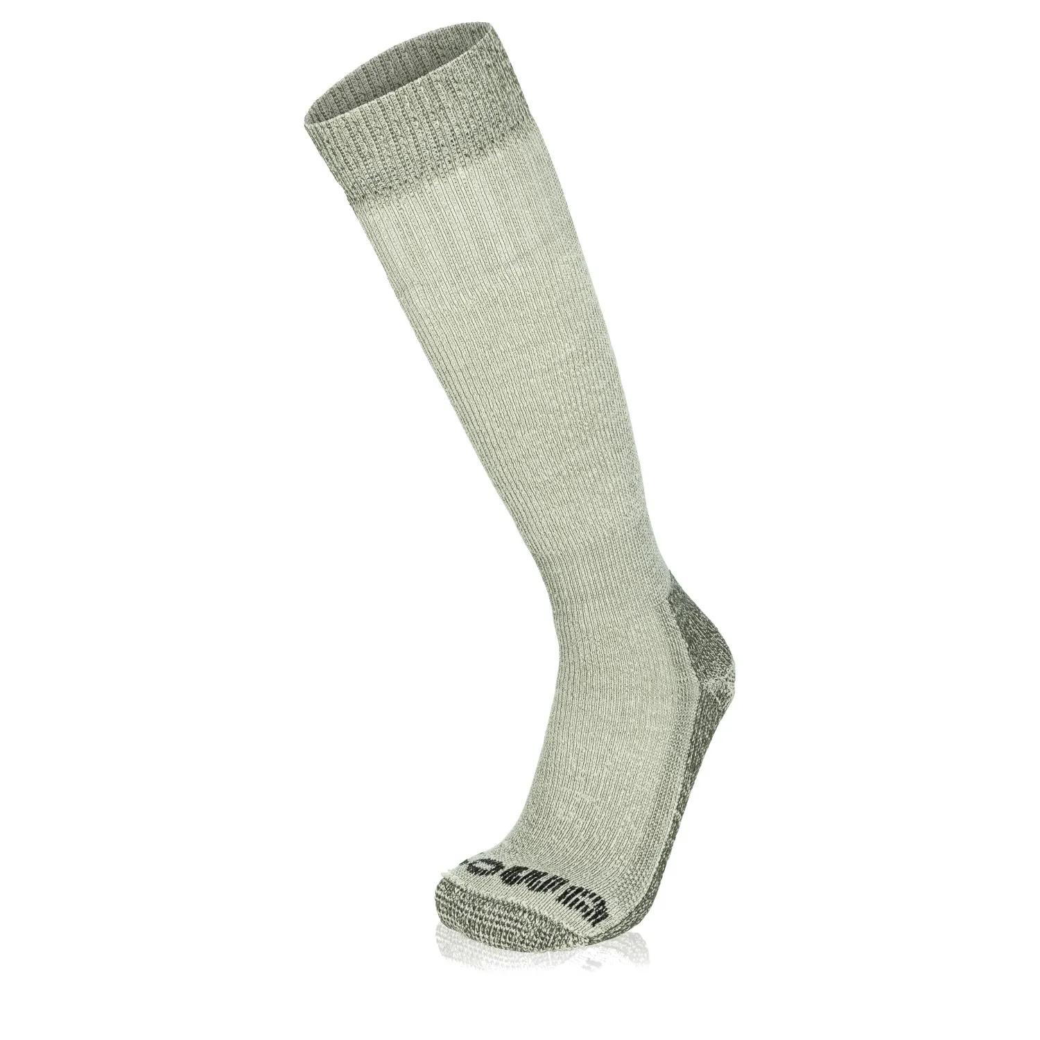 LOWA  Ice Pro Socks hoge wintersokken  Grijs  Groen
