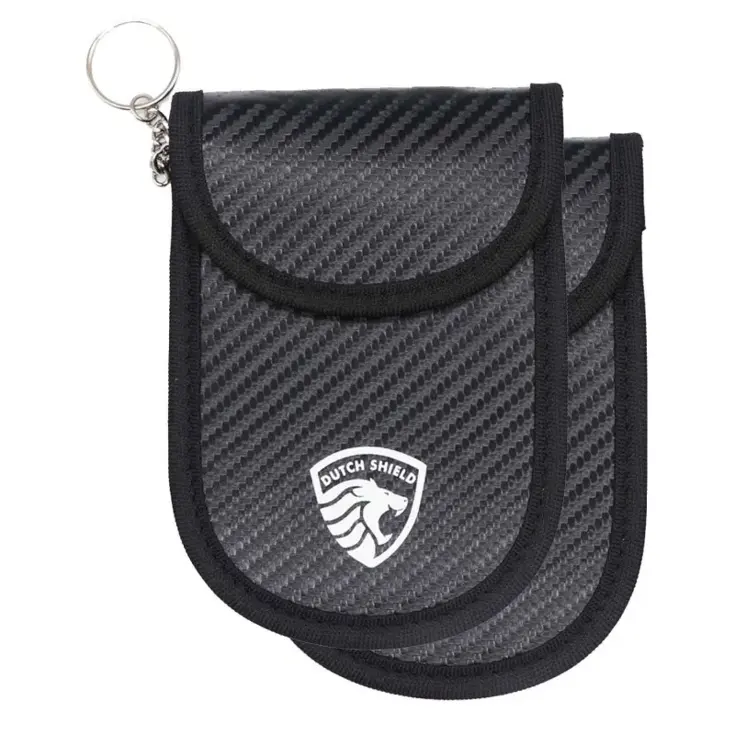 Dutch Shield 2x RFID Autosleutel hoesje zwart