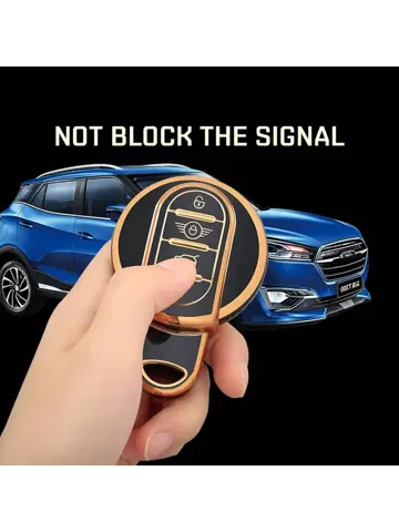 TPU Sleutelhoesje voor Mini goud C3