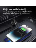 Autolader - 1x USB-C & 1x USB - 65W