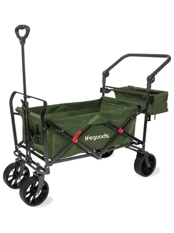 LifeGoods Bolderkar - Tot 120KG - 90L