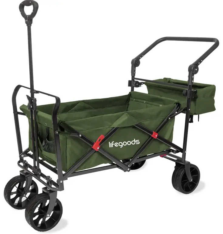 LifeGoods Bolderkar - Tot 120KG - 90L